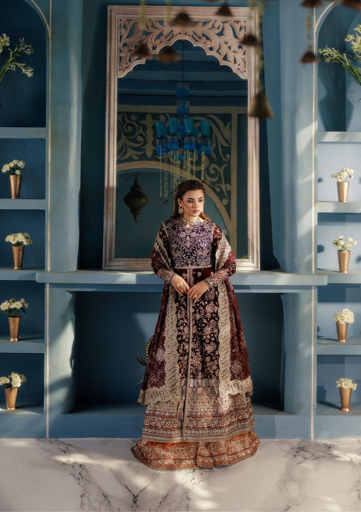 Aik Atelier | Udaipur Velvet 25 | LOOK 03