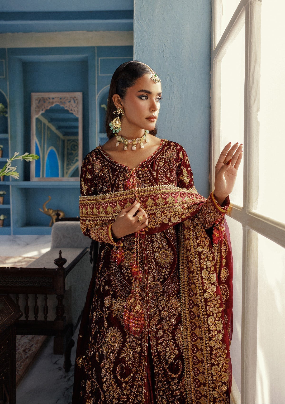 Aik Atelier | Udaipur Velvet 25 |  LOOK 05