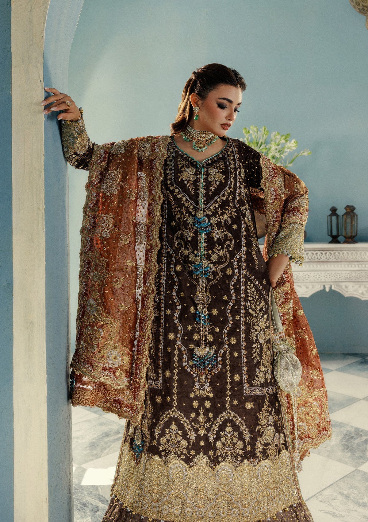 Aik Atelier | Udaipur Velvet 25 | LOOK 07