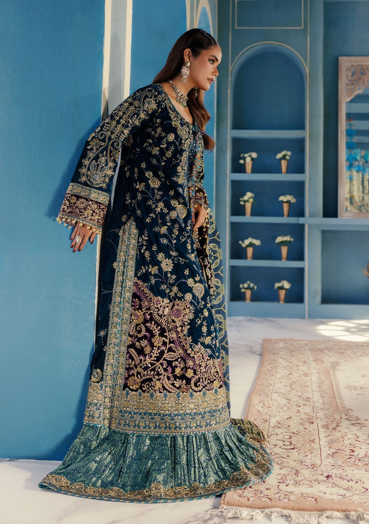 Aik Atelier | Udaipur Velvet 25 | LOOK 08