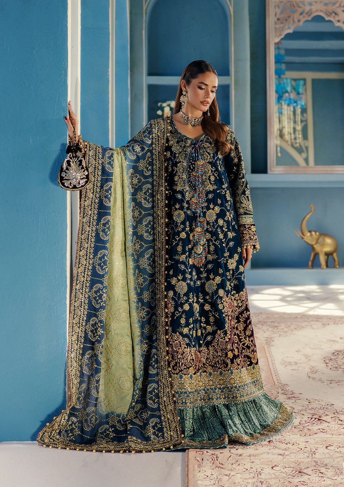 Aik Atelier | Udaipur Velvet 25 | LOOK 08