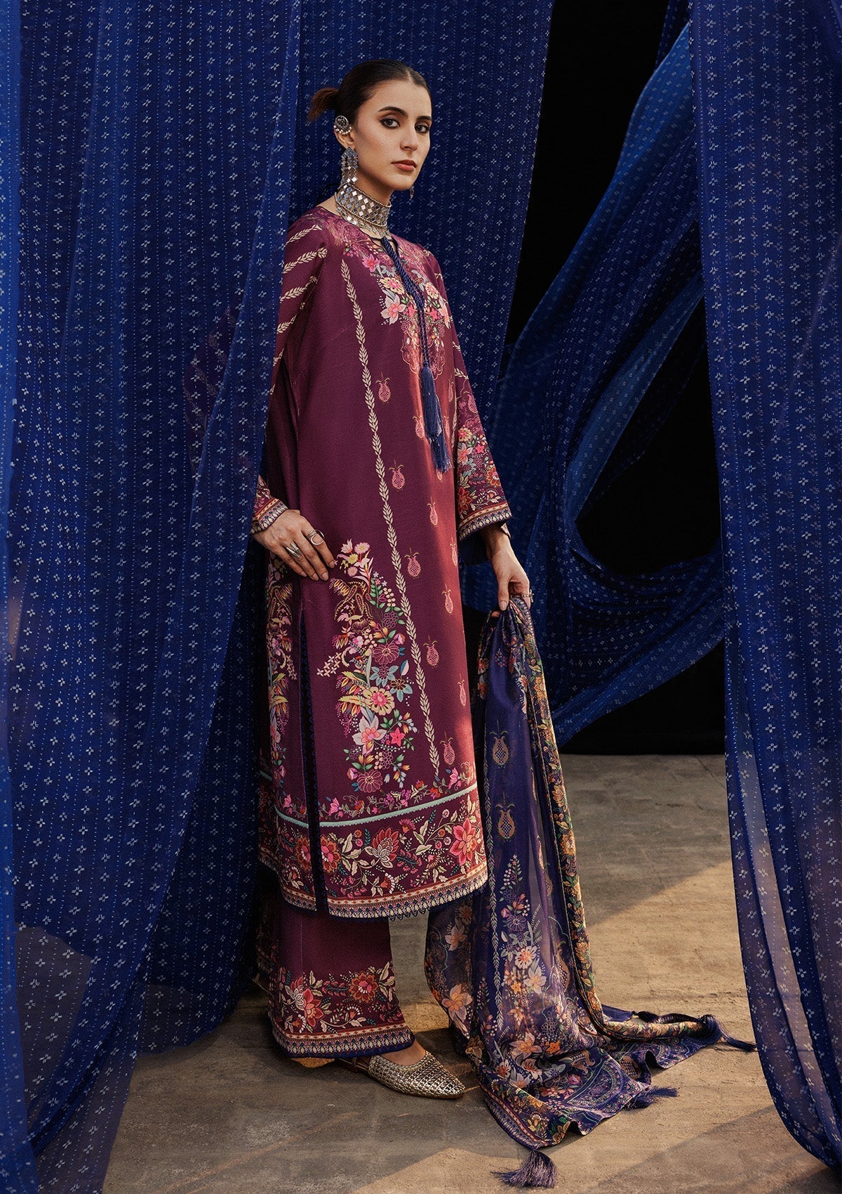 Aik Atelier | Roz Khaddar | AIK ROZ '25 D2 - LOOK 04