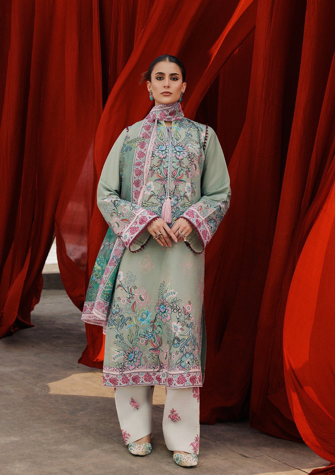 Aik Atelier | Roz Khaddar | AIK ROZ '25 D2 - LOOK 06