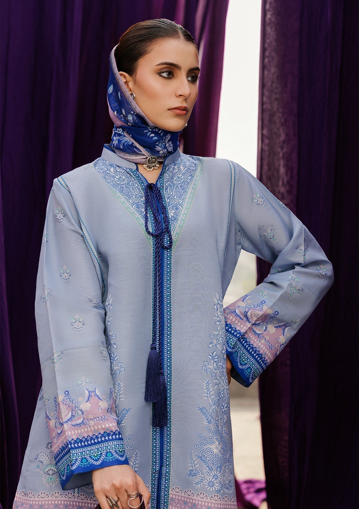 Aik Atelier | Roz Khaddar |  AIK ROZ '25 D2 - LOOK 08