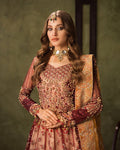 Ain | Aroosh Luxury Formals 24 | AR-90 MAH-E-ROOH (Maroon)
