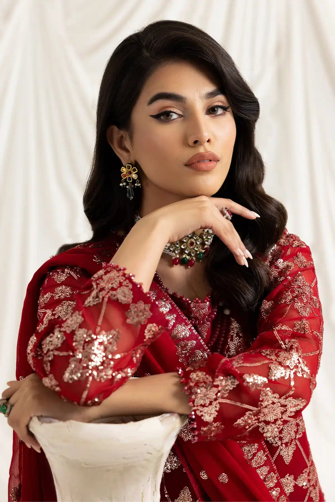 Alizeh | Dua Formals 23 | DUA-V02D02A-ALARA(RED) - House Of Anaya