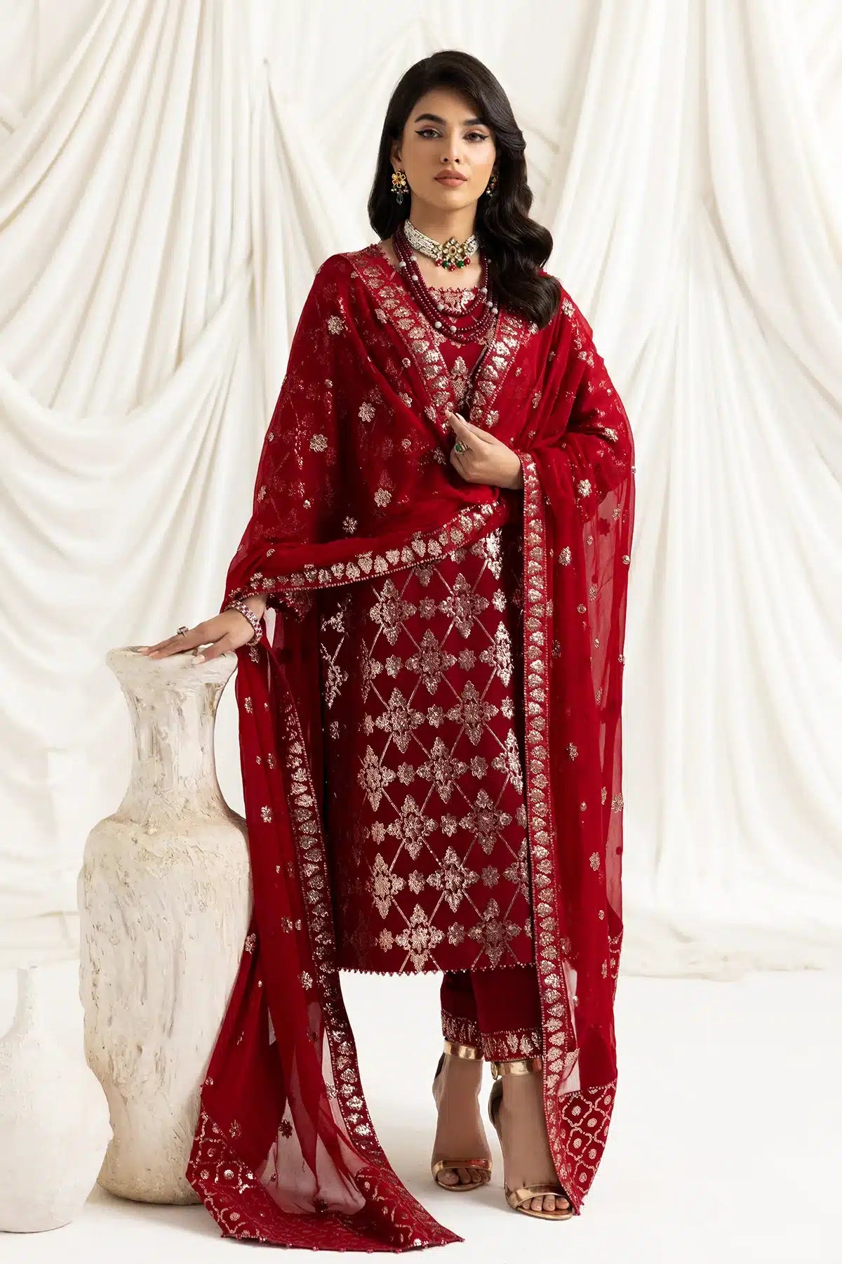 Alizeh | Dua Formals 23 | DUA-V02D02A-ALARA(RED) - House Of Anaya
