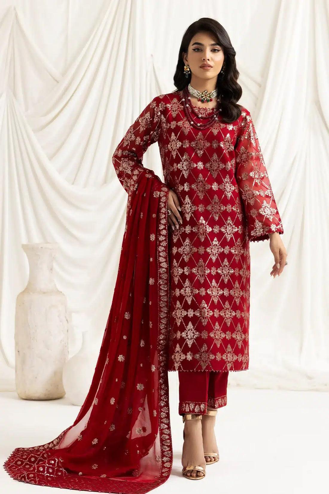 Alizeh | Dua Formals 23 | DUA-V02D02A-ALARA(RED) - House Of Anaya