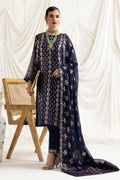 Alizeh | Dua Formals 23 | DUA-V02D01A- AIREEN(NAVY BLUE) - House Of Anaya