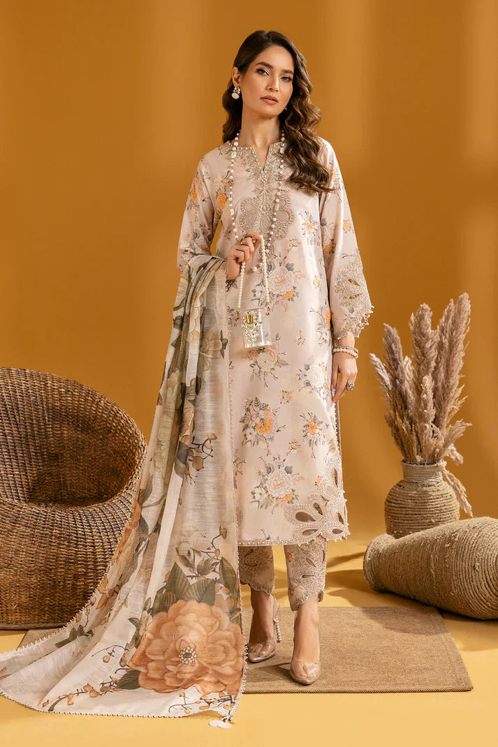 Alizeh | Maahi Embroidered Lawn | Hiza - House Of Anaya
