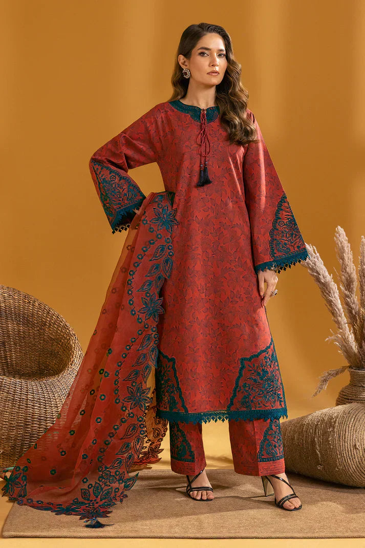 Alizeh | Maahi Embroidered Lawn | Mira - House Of Anaya