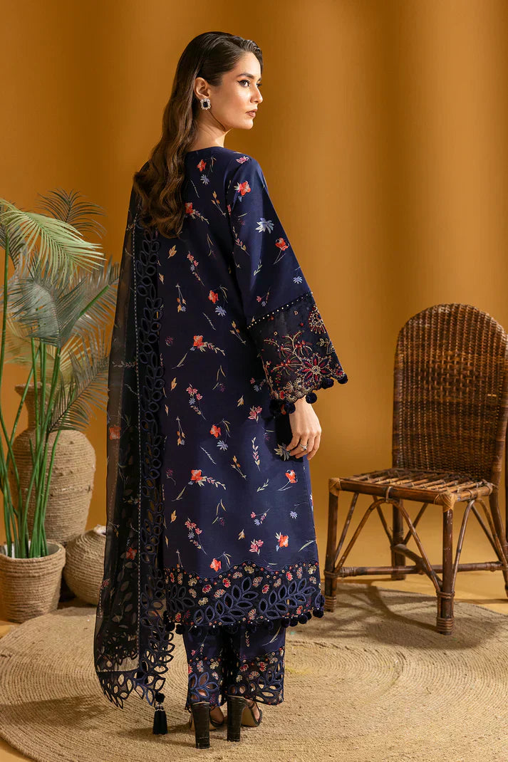 Alizeh | Maahi Embroidered Lawn | Iris - House Of Anaya