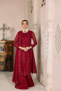 Alizeh | Dua Formals 23 | DUA-V01D03B- SYLVI ( RED ) - House Of Anaya