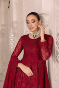 Alizeh | Dua Formals 23 | DUA-V01D03B- SYLVI ( RED ) - House Of Anaya