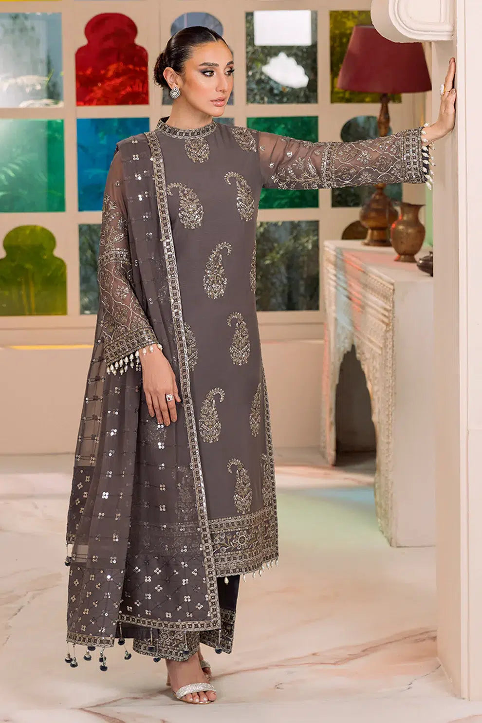 Alizeh | Dua Formals 23 | DUA-V01D06B- AMAYA ( Black ) - House Of Anaya