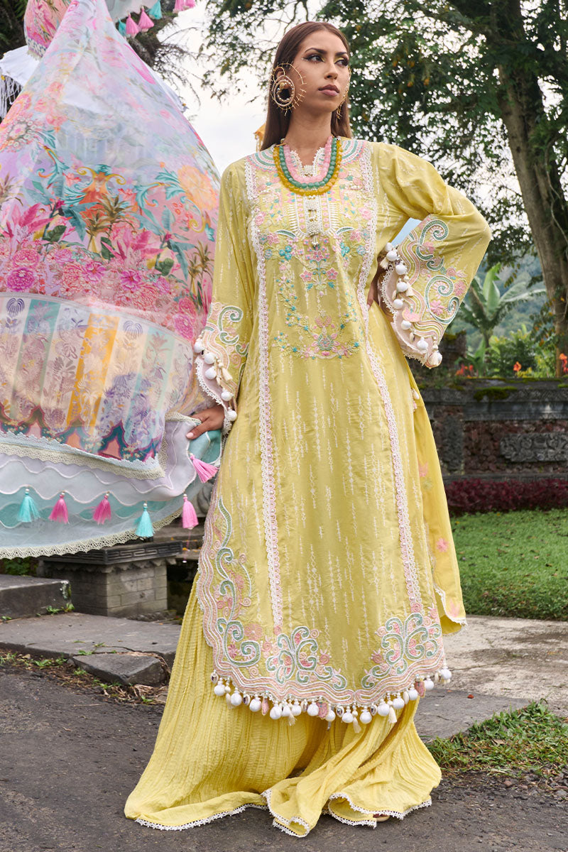 Ansab Jahangir | Zoha Lawn 24 | MARIGOLD - House Of Anaya