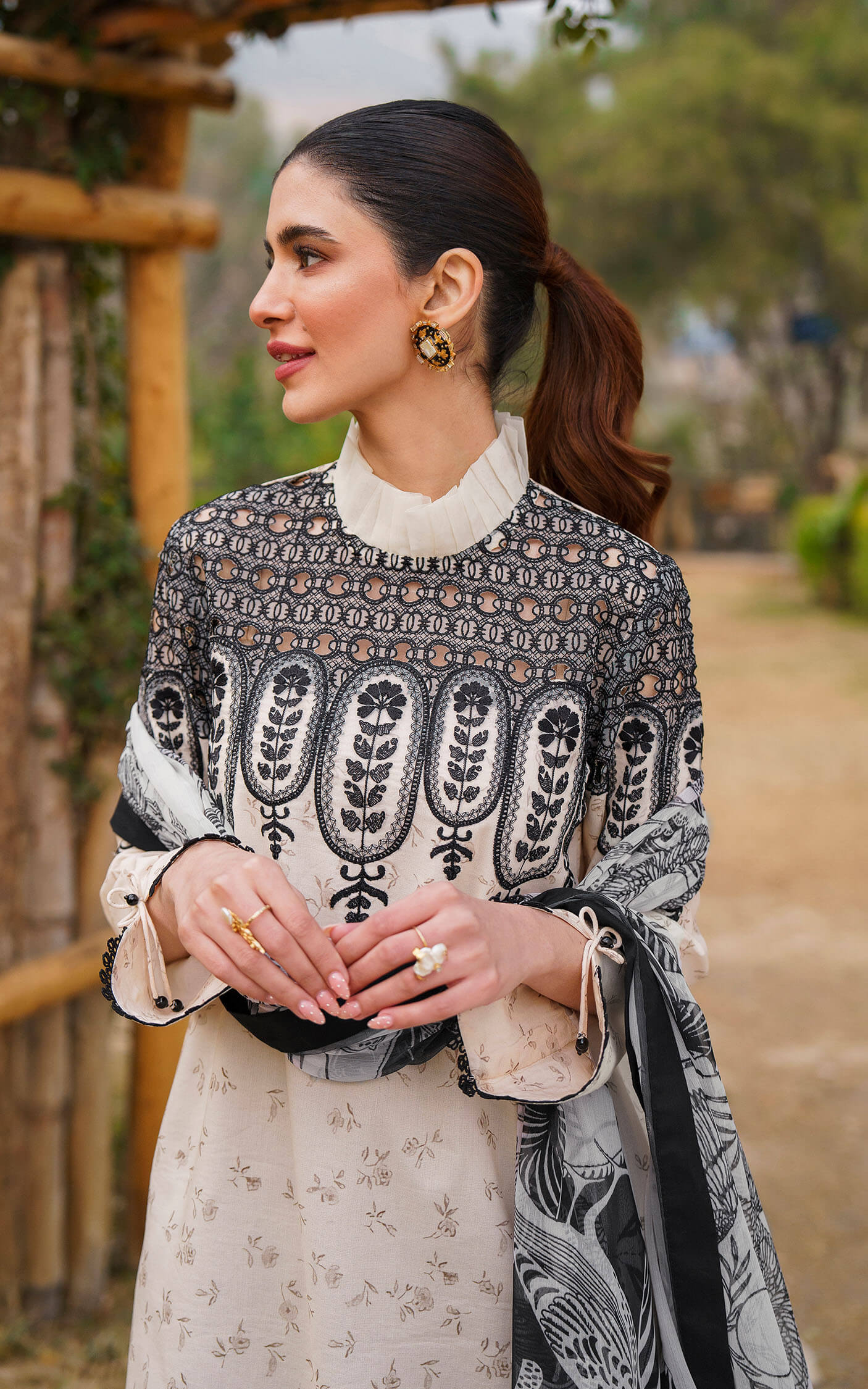 Asifa and Nabeel | Meraki Summer 24 | SNOWDROP-U141M002 - House of Zarish