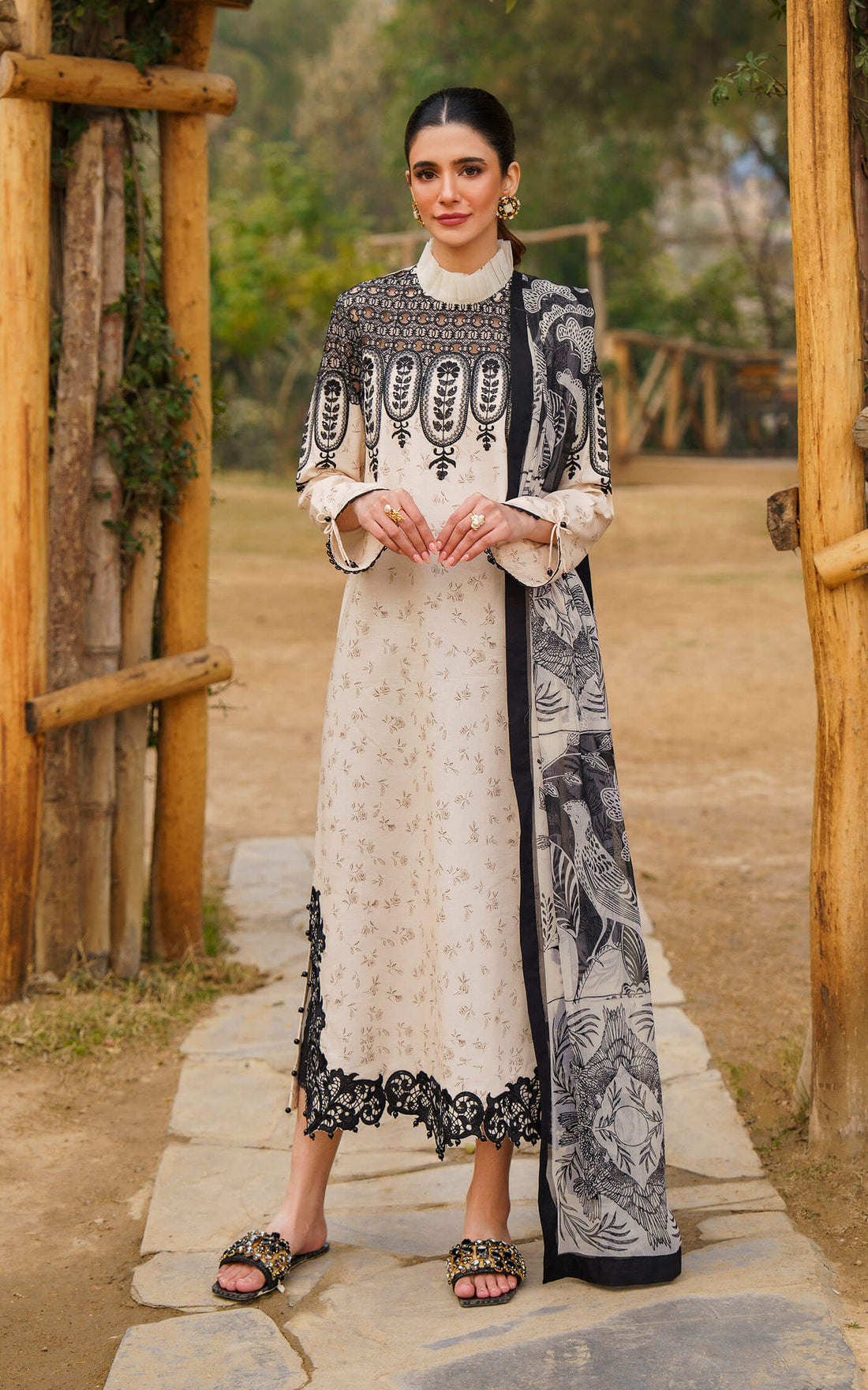 Asifa and Nabeel | Meraki Summer 24 | SNOWDROP-U141M002 - House of Zarish