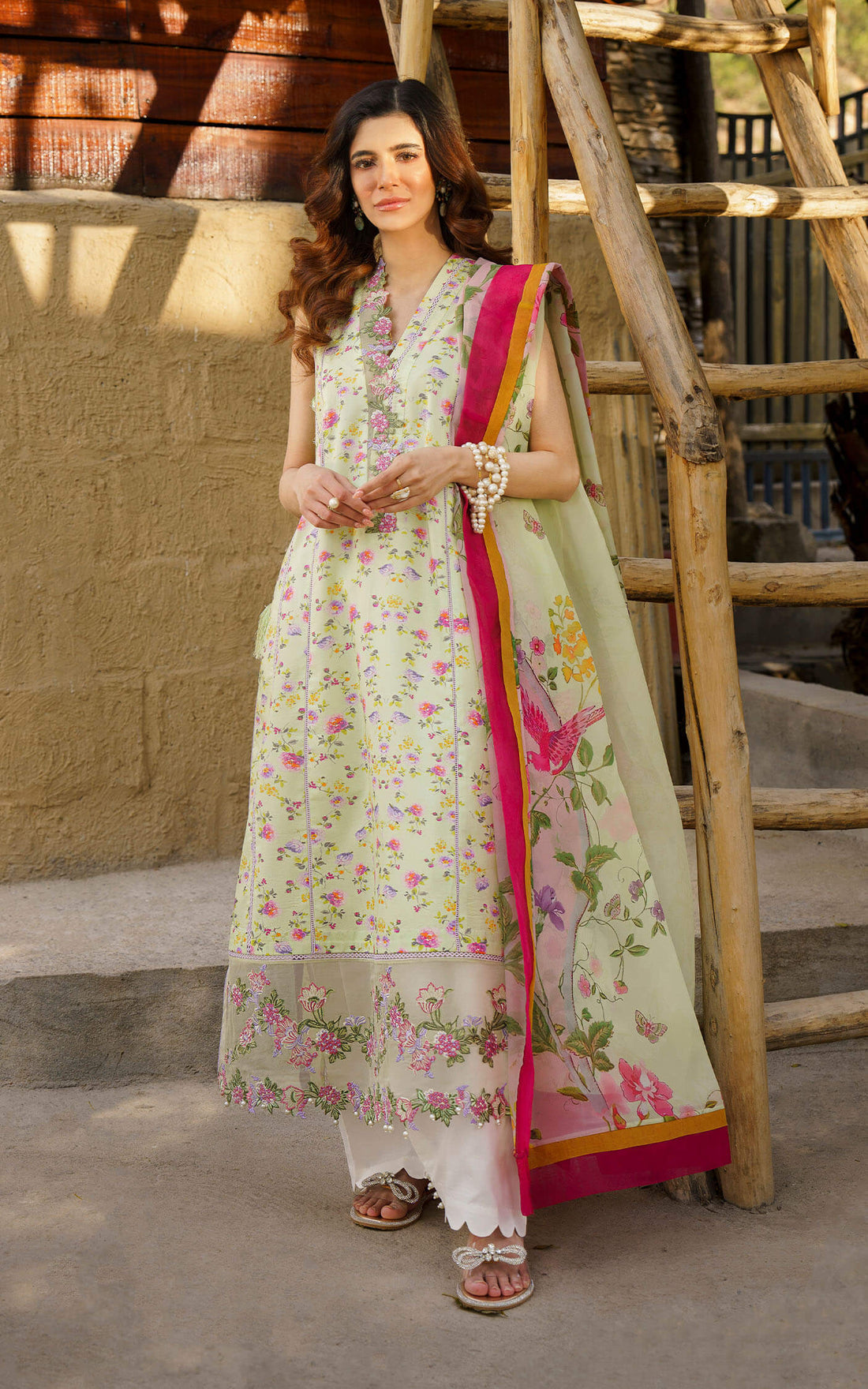 Asifa and Nabeel | Meraki Summer 24 | Chints - House of Zarish