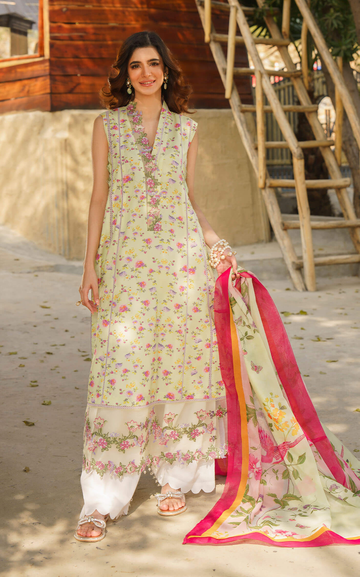 Asifa and Nabeel | Meraki Summer 24 | Chints - House of Zarish