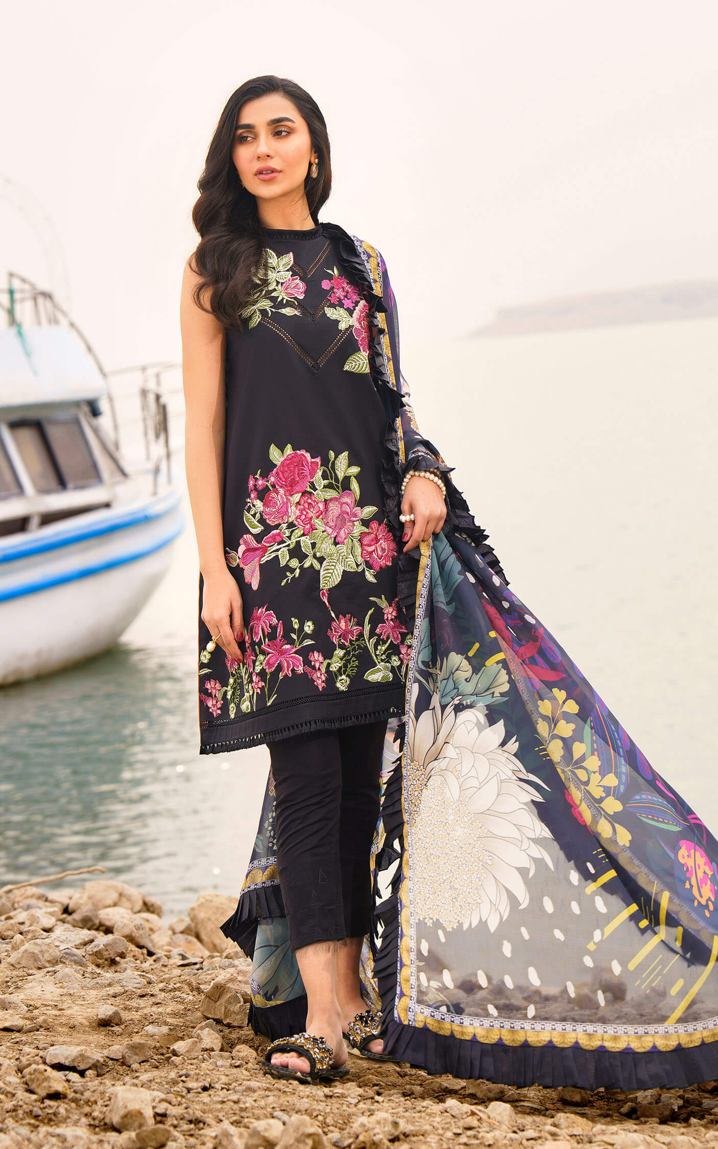 Asifa and Nabeel | Meraki Summer 24 | DAPHNE-U141M019 - House of Zarish