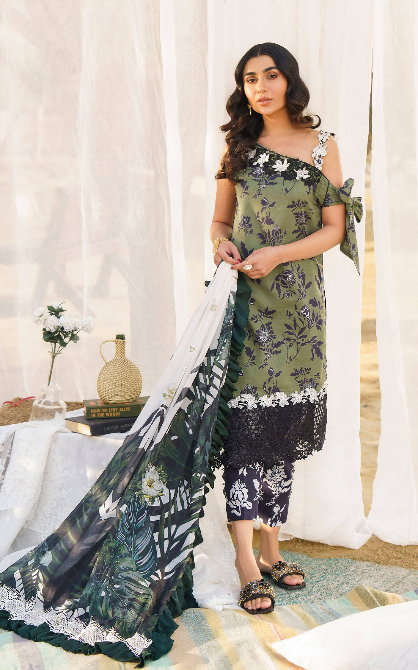 Asifa and Nabeel | Meraki Summer 24 | DARCY-U141M011 - House of Zarish