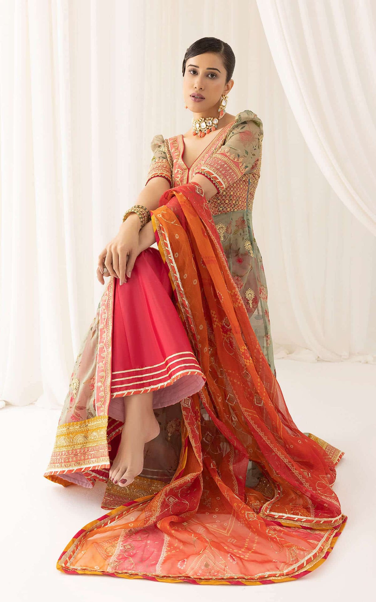 Asifa and Nabeel | Barasti Festive 23 | Rangoli (ANB-01) - House Of Anaya