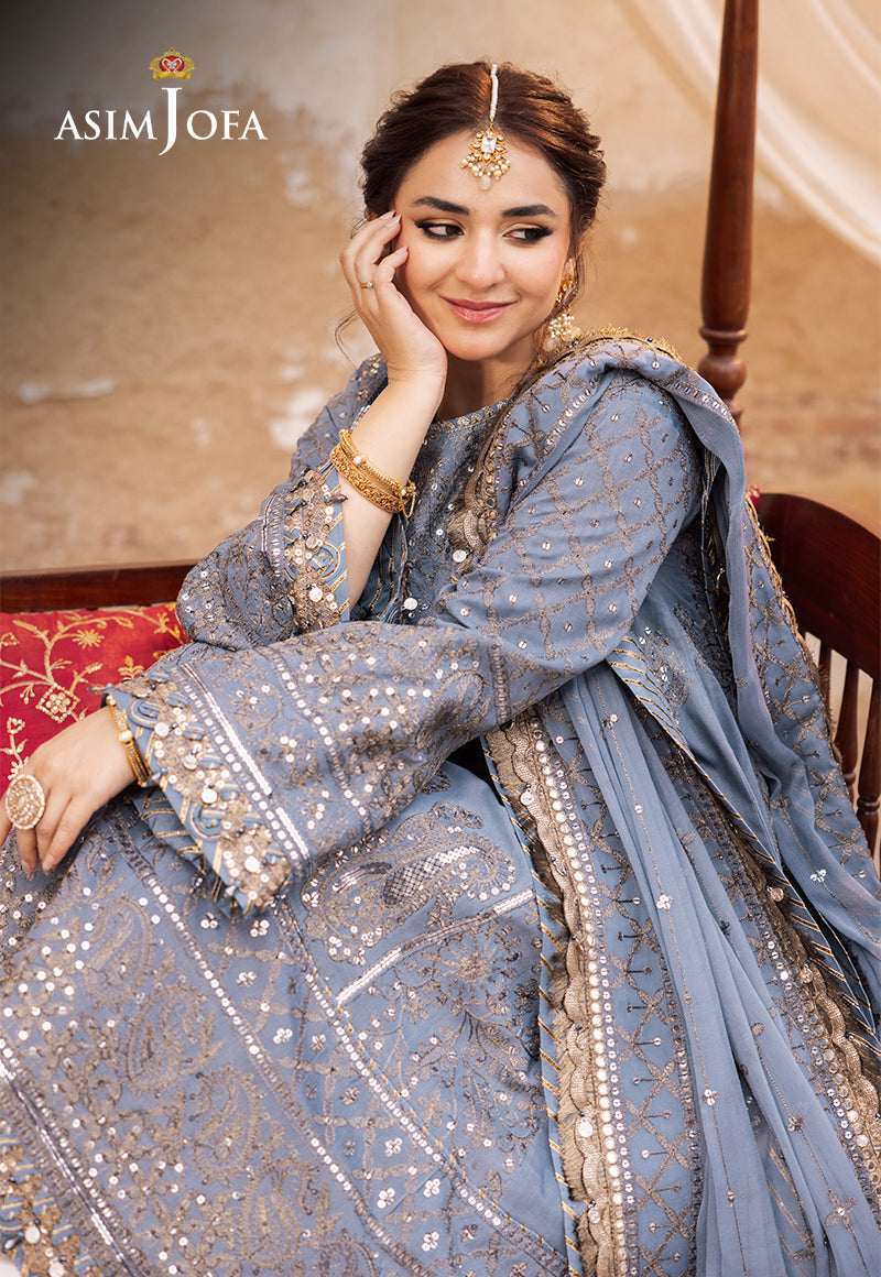 Asim Jofa | Chikankari Eid24 | AJCE-12 - House Of Anaya