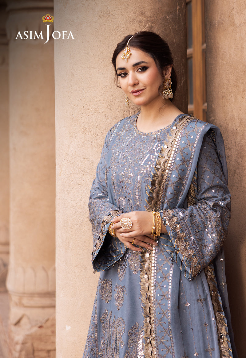 Asim Jofa | Chikankari Eid24 | AJCE-12 - House Of Anaya