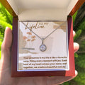 Eternal Hope Silver Necklace for Valentines , Birthdays and Weddings with Beautiful Custom Message - Riwayat-e-khas