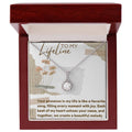 Eternal Hope Silver Necklace for Valentines , Birthdays and Weddings with Beautiful Custom Message - Riwayat-e-khas
