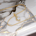 Alluring Beauty Necklace for Valentines , Birthdays and Weddings with Beautiful Custom Message - Riwayat-e-khas