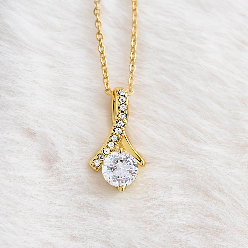 Alluring Beauty Necklace for Valentines , Birthdays and Weddings with Beautiful Custom Message - Riwayat-e-khas