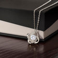 Love Knot Necklace for Valentines , Birthdays and Weddings - Riwayat-e-khas