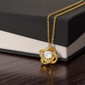 Love Knot Necklace for Valentines , Birthdays and Weddings - Riwayat-e-khas
