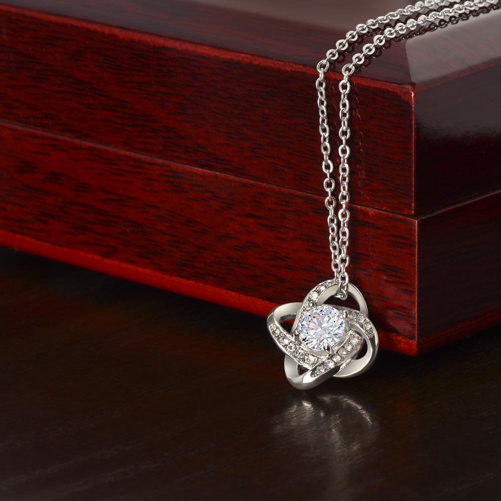 Love Knot Necklace for Valentines , Birthdays and Weddings - Riwayat-e-khas