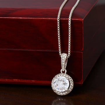 Eternal Hope Silver Necklace for Valentines , Birthdays and Weddings - Riwayat-e-khas