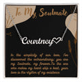Personalized Name Necklace + Heart Character at the end | Best Gift for your Loved Ones - Riwayat-e-khas