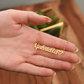 Personalized Name Necklace + Heart Character at the end | Best Gift for your Loved Ones - Riwayat-e-khas