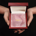 Signature Name Necklace+ Heart with Custom Card Message for Valentines , Birthdays and Weddings - Riwayat-e-khas