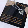 Forever Love Necklace for Valentines , Birthdays and Weddings with Beautiful Custom Message - Riwayat-e-khas