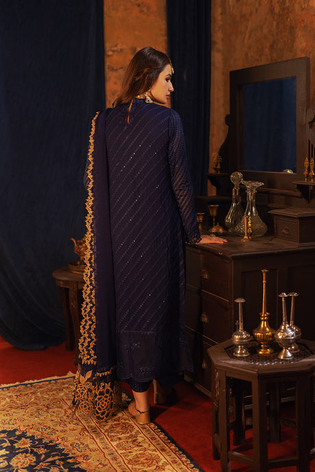 Azure | Ensembles Embroidered Formals | Aqua Serene - House of Zarish