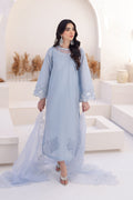 Azure | Ensembles Embroidered Formals | Ashen Grace - House of Zarish