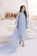 Azure | Ensembles Embroidered Formals | Ashen Grace - House of Zarish