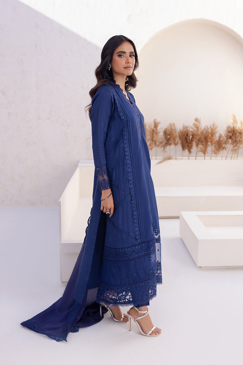 Azure | Ensembles Embroidered Formals | Imperial Iris - House of Zarish