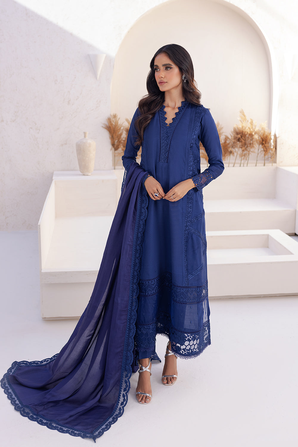 Azure | Ensembles Embroidered Formals | Imperial Iris - House of Zarish