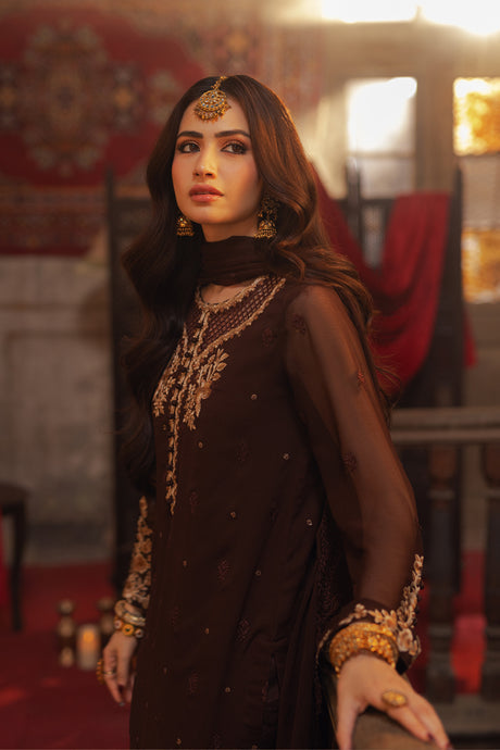 Azure | Ensembles Embroidered Formals | Amber Aura - House of Zarish