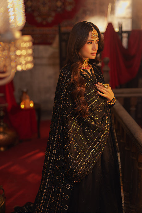 Azure | Ensembles Embroidered Formals | Noir Majesty - House of Zarish