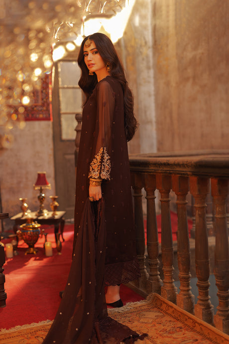 Azure | Ensembles Embroidered Formals | Amber Aura - House of Zarish