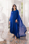Azure | Ensembles Embroidered Formals | Iris Charm - House of Zarish